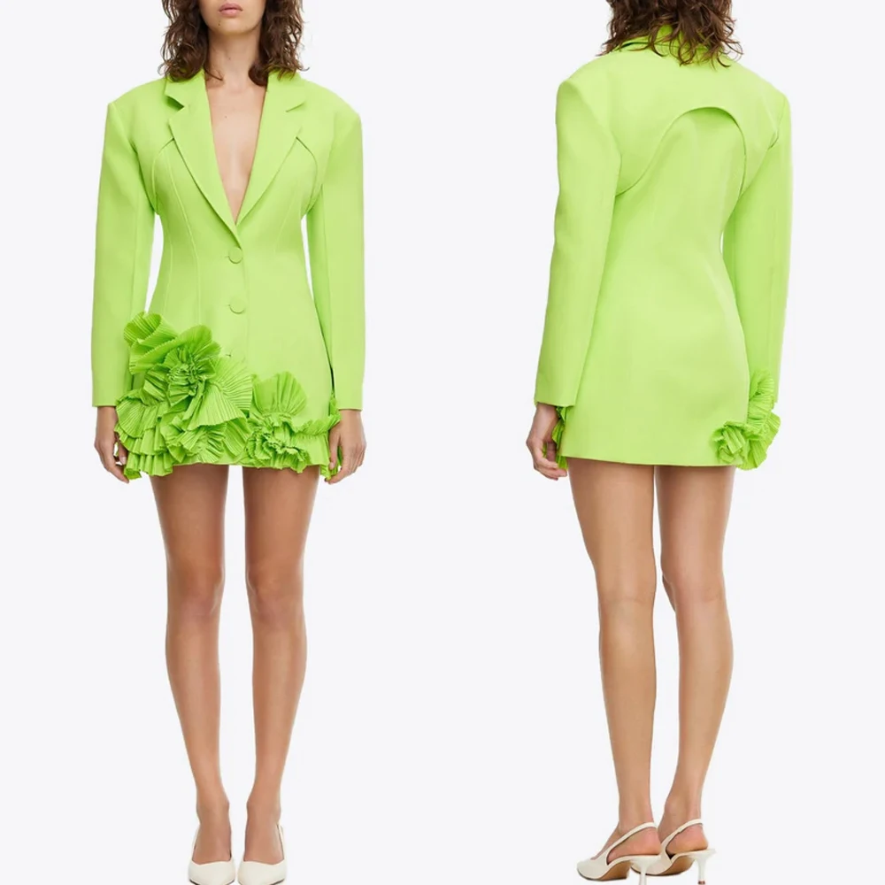 Customized Sexy Elegant Mini Blazer Dress A-Line Evening Dresses Formal Exquisite High Quality Prom Party Gowns for Women
Customized Sexy Elegant Mini Blazer Dress A-Line Evening Dresses Formal Exquisite High Quality Prom Party Gowns for Women