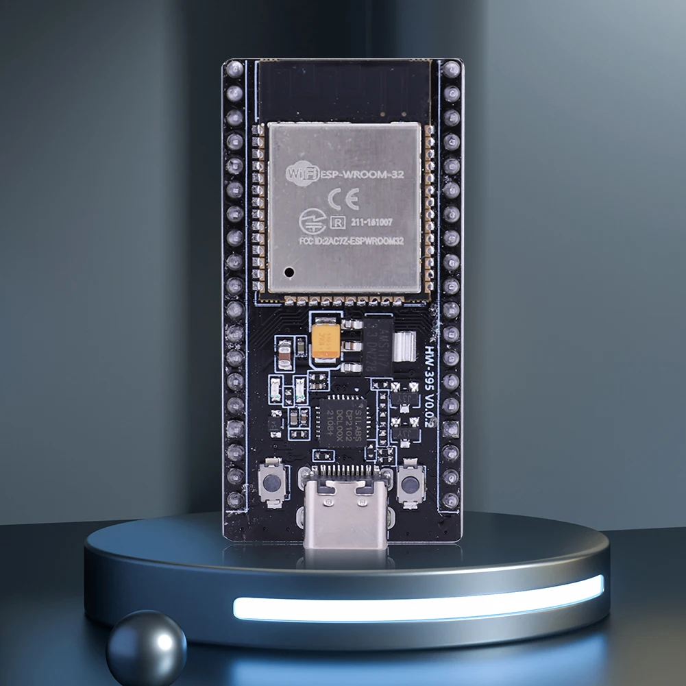 ESP32-WROOM-32 CP2102 Макетная плата WiFi Bluetooth-совместимый беспроводной модуль 2412-2484 МГц для умного дома Mobile IoT
ESP32-WROOM-32 CP2102 Макетная плата WiFi Bluetooth-совместимый беспроводной модуль 2412-2484 МГц для умного дома Mobile IoT