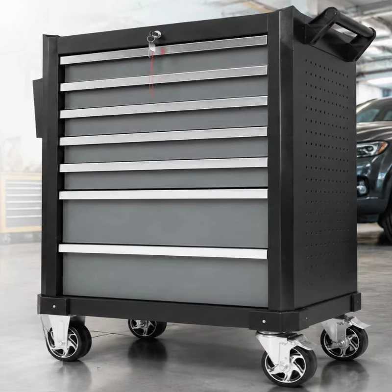 400-piece tool set, 7-drawer rolling tool cabinet, heavy-duty stainless steel toolbox
400-piece tool set, 7-drawer rolling tool cabinet, heavy-duty stainless steel toolbox