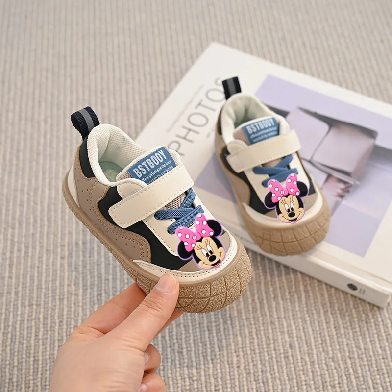 Disney Spring/Fall New Baby Toddler Shoes Boys and Girls Skateboard Shoes Mickey Mouse Breathable Sneakers
Disney Spring/Fall New Baby Toddler Shoes Boys and Girls Skateboard Shoes Mickey Mouse Breathable Sneakers