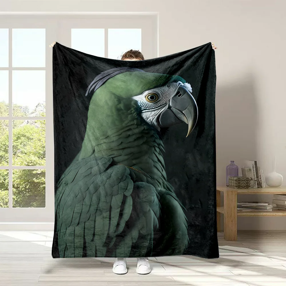 Soft & Cozy Flannel Throw Blanket with Green Parrot Print - Perfect for Bed, Sofa, Camping & Travel | Reversible, Machine Washab
Soft & Cozy Flannel Throw Blanket with Green Parrot Print - Perfect for Bed, Sofa, Camping & Travel | Reversible, Machine Washab