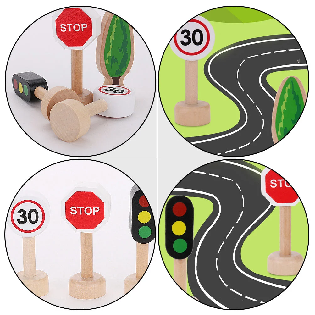 Wooden Road Sign Toy Educational Playthings Early Childhood Toys DIY Roadblocks Street Models
Wooden Road Sign Toy Educational Playthings Early Childhood Toys DIY Roadblocks Street Models