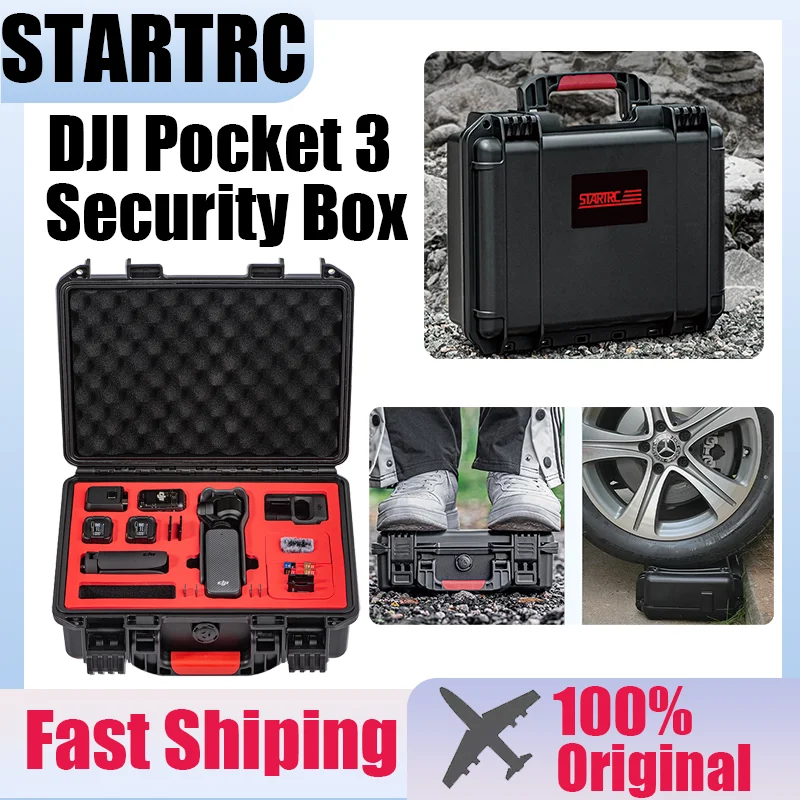 STARTRC Hard Shell Security Box для DJI Osmo Pocket 3, сумка для хранения, водонепроницаемая противоударная взрывозащищенная коробка, портативная сумка для камеры
STARTRC Hard Shell Security Box для DJI Osmo Pocket 3, сумка для хранения, водонепроницаемая противоударная взрывозащищенная коробка, портативная сумка для камеры