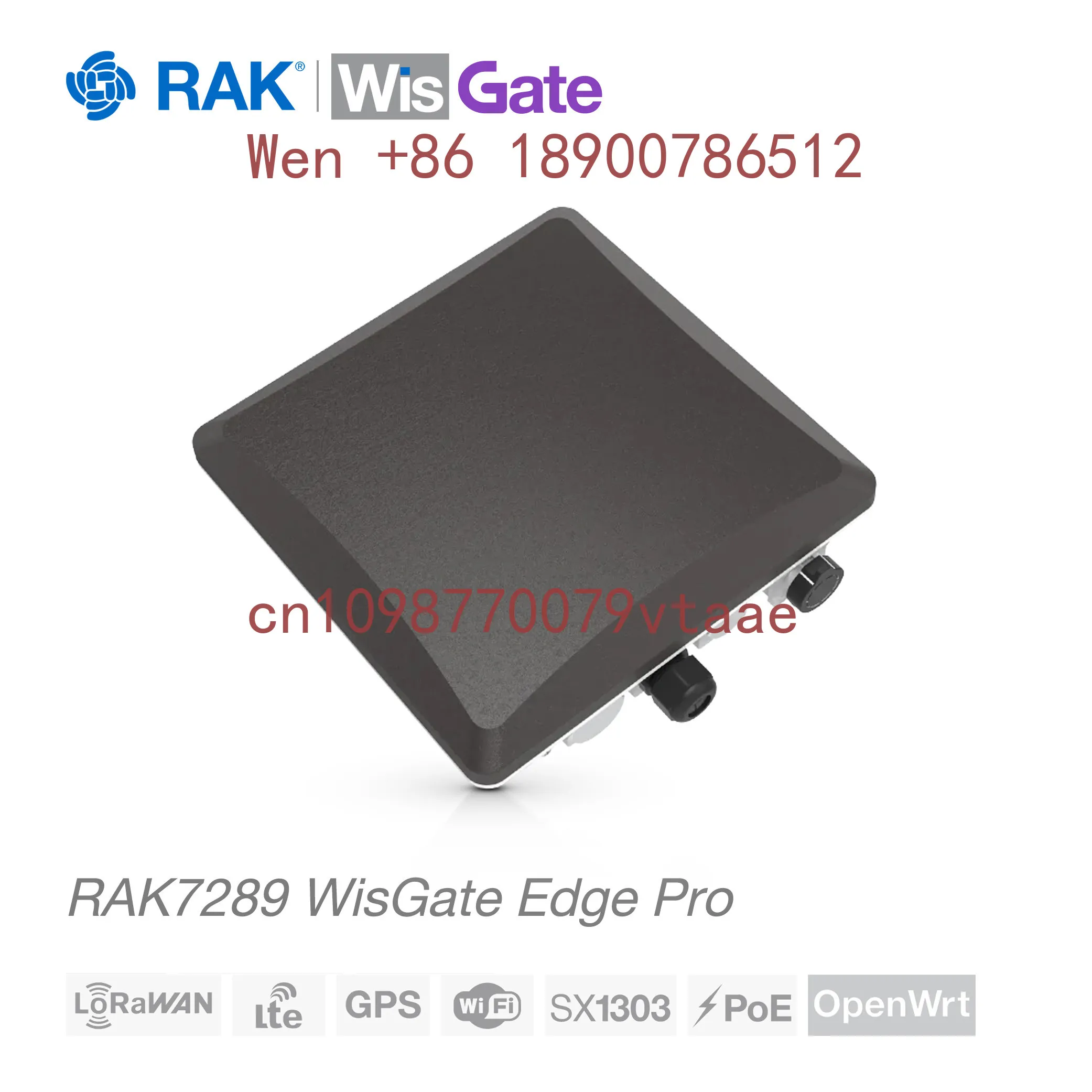 RAK7289V2/RAK7289CV2 IP67 Protected Outdoor LoRaWAN Gateway
RAK7289V2/RAK7289CV2 IP67 Protected Outdoor LoRaWAN Gateway