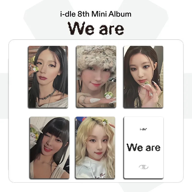 5/15Pcs/Set KPOP I-DLE New Photocards List Miyeon YUQI Soyeon We Are Album WVS Ver Selfie Lomo Cards MINNIE Shuhua Fans Gifts
5/15Pcs/Set KPOP I-DLE New Photocards List Miyeon YUQI Soyeon We Are Album WVS Ver Selfie Lomo Cards MINNIE Shuhua Fans Gifts