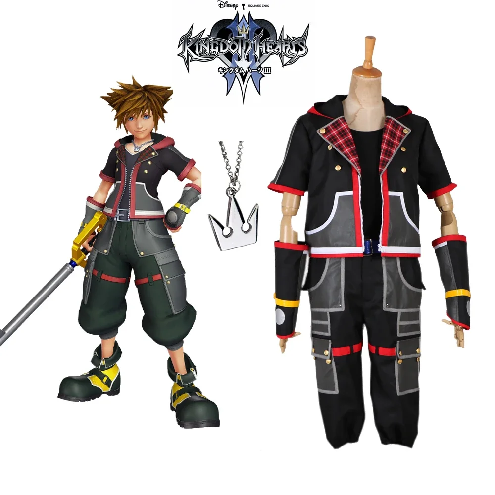 Игровой костюм для косплея Kingdom Hearts 3 Sora, полный комплект, изготовленный на заказ
Игровой костюм для косплея Kingdom Hearts 3 Sora, полный комплект, изготовленный на заказ