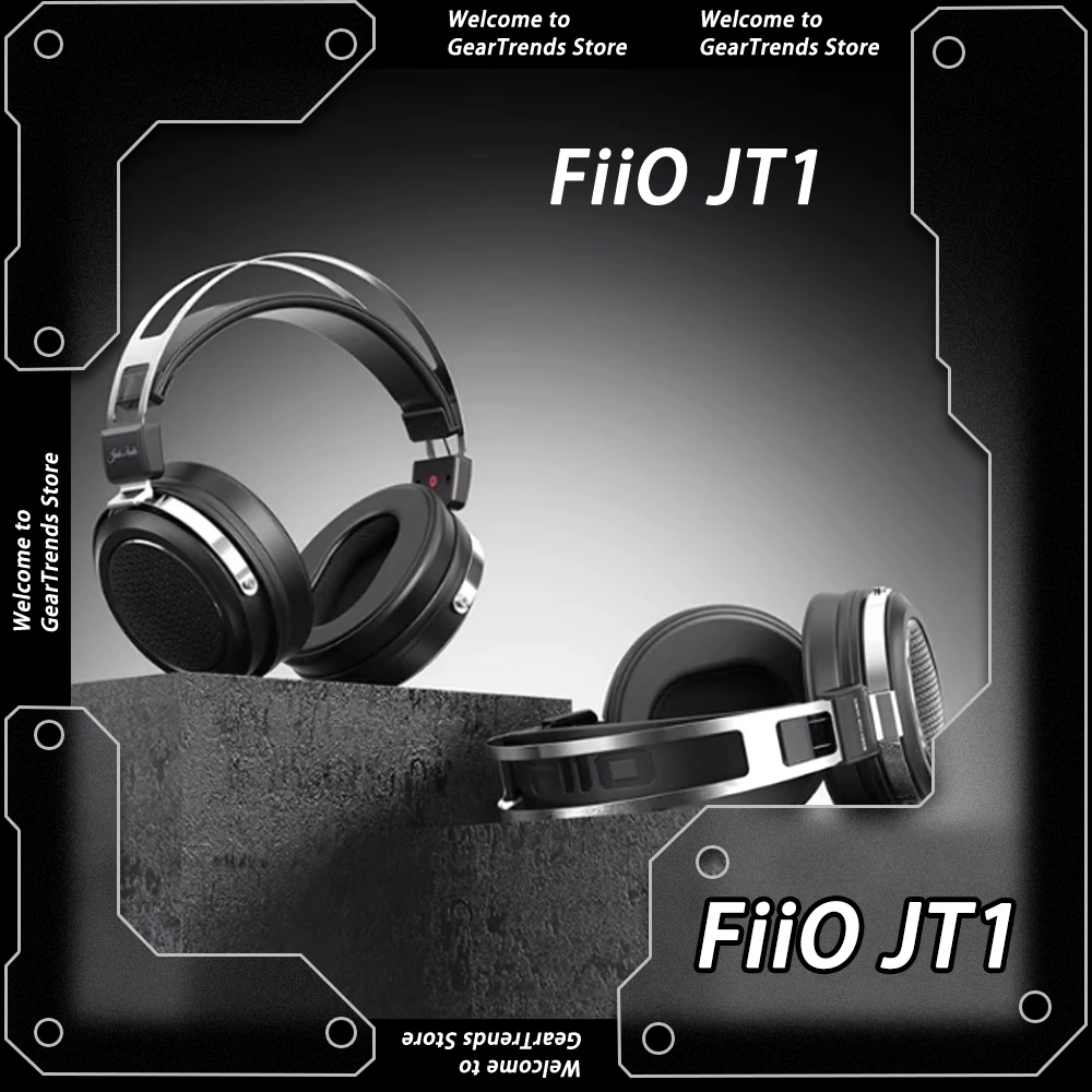 FiiO JT1 3.5mm Studio Wired Headphones with Microphone HiFi Sound Headset 50mm Diaphragms Driver Recording Custom For PC Gamer
FiiO JT1 3.5mm Studio Wired Headphones with Microphone HiFi Sound Headset 50mm Diaphragms Driver Recording Custom For PC Gamer