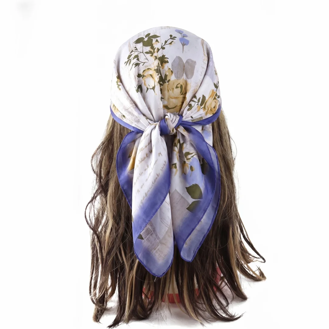 Scarf Women's Hijab Bandana Handkerchief Silk Scarves Woman Headscarf Square Shawl Wraps Neckerchief Turban Headband Foulards
Scarf Women's Hijab Bandana Handkerchief Silk Scarves Woman Headscarf Square Shawl Wraps Neckerchief Turban Headband Foulards