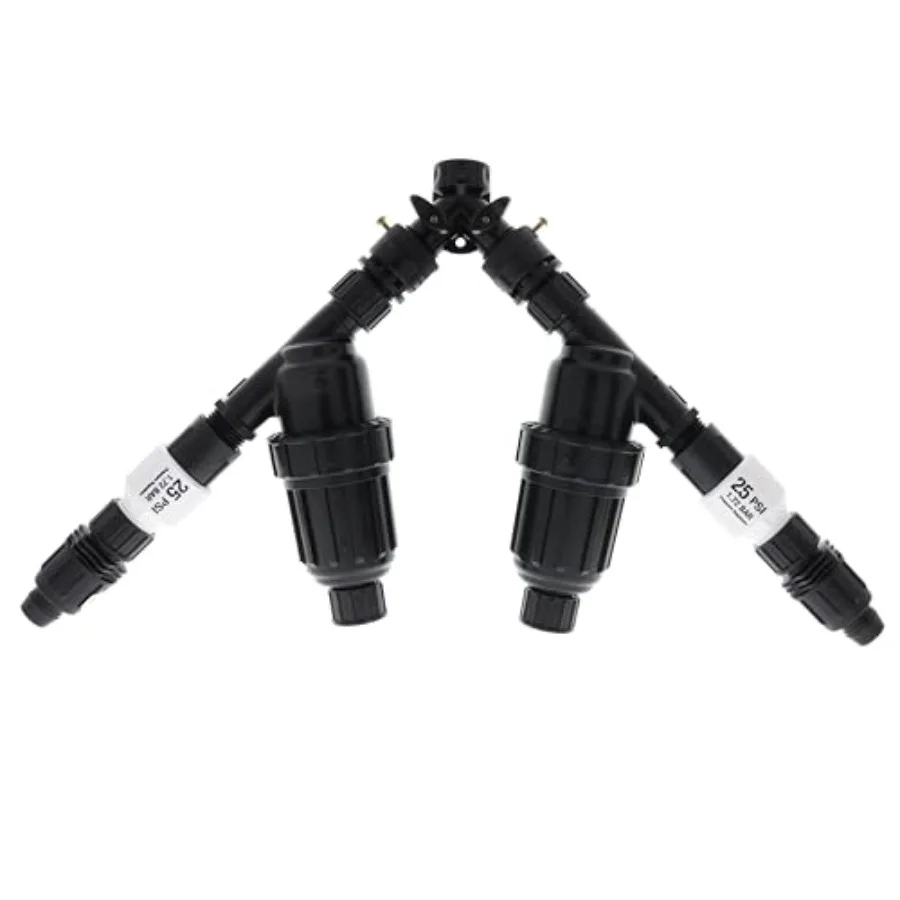 Drip Depot 3/4 Mainline Head Assembly for irrigation systems polyethylene material black color supports 2 zones at 25 PSI
Drip Depot 3/4 Mainline Head Assembly for irrigation systems polyethylene material black color supports 2 zones at 25 PSI