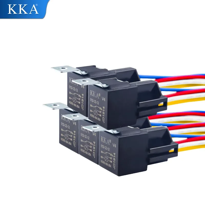 30A/40A Automotive Relay with Fuse 12V/24V 4pin/5pin, 40A Auto Relay for Car Motor Boat Auto Vehicle
30A/40A Automotive Relay with Fuse 12V/24V 4pin/5pin, 40A Auto Relay for Car Motor Boat Auto Vehicle