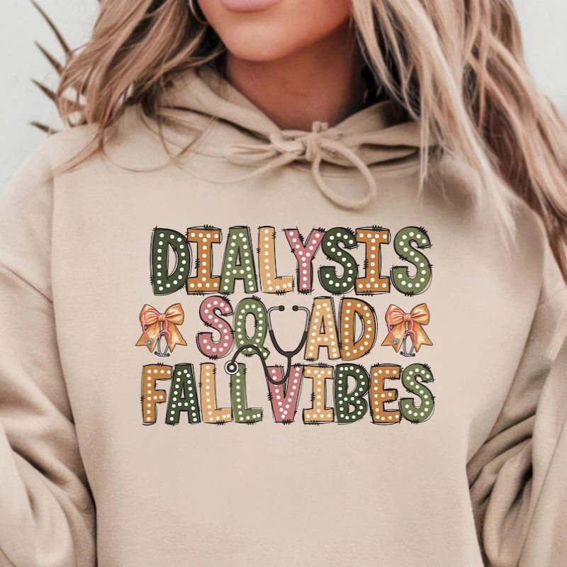 Vibes Dialysis Sweatshirt Crew Team Long Sleeve Fall Nurse Halloween Hoodie autumn and winter Long Sleeve thermal hoodie Adult
Vibes Dialysis Sweatshirt Crew Team Long Sleeve Fall Nurse Halloween Hoodie autumn and winter Long Sleeve thermal hoodie Adult