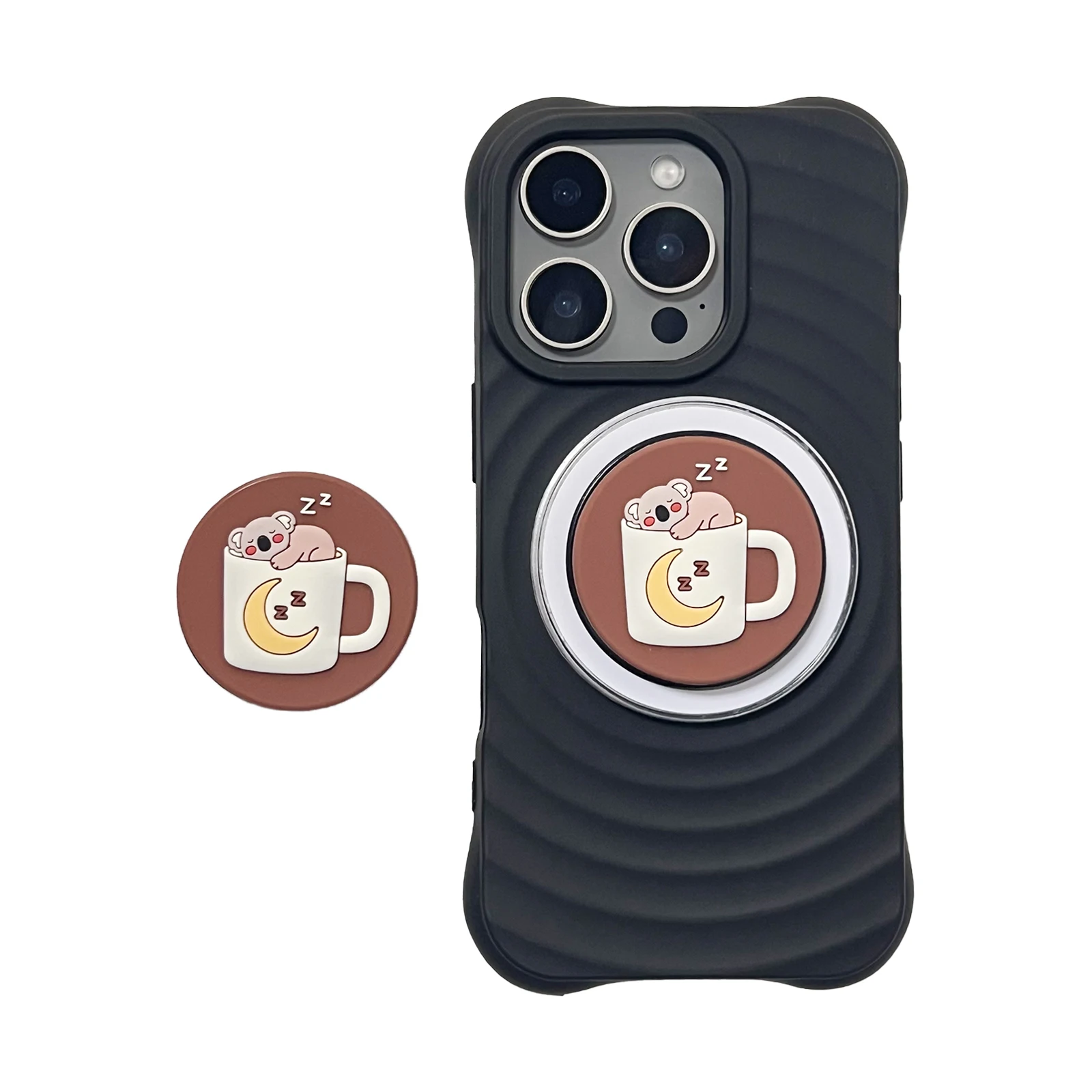 Милый мультяшный держатель для телефона с чашкой коалы, чехол-подставка для телефона Tok, поддержка iPhone17 iPhone16 Pro Max, подарок для девочки Samsung
Милый мультяшный держатель для телефона с чашкой коалы, чехол-подставка для телефона Tok, поддержка iPhone17 iPhone16 Pro Max, подарок для девочки Samsung