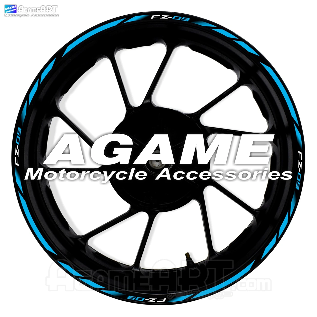 For FZ-09 Motorcycle Wheel Stickers Waterproof Reflective 17" Front Rear Decal Rim Inside of Hub Decals Accessories
For FZ-09 Motorcycle Wheel Stickers Waterproof Reflective 17" Front Rear Decal Rim Inside of Hub Decals Accessories