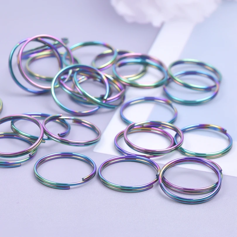 50pcs/Lot Loop Split Ring Stainless Steel Jewelry Findings Key Rings Materials To Make Keychain Accessories Never Fade Supplies
50pcs/Lot Loop Split Ring Stainless Steel Jewelry Findings Key Rings Materials To Make Keychain Accessories Never Fade Supplies