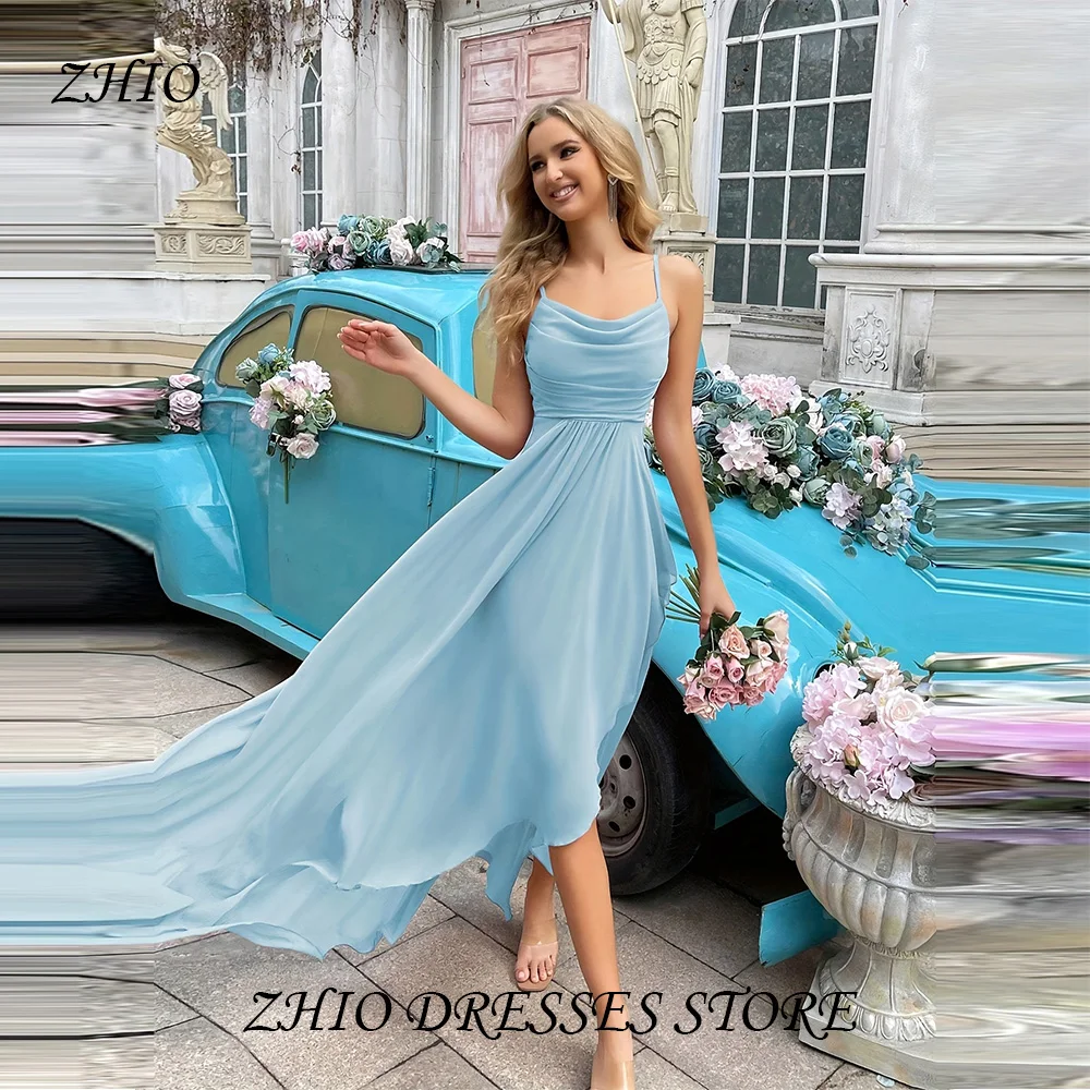 ZHIO Elegant A-Line Backless Pleated Bridesmaid Dress Asymmetrical Hem Suitable For Wedding Formal Event Prom Dress Customized
ZHIO Elegant A-Line Backless Pleated Bridesmaid Dress Asymmetrical Hem Suitable For Wedding Formal Event Prom Dress Customized