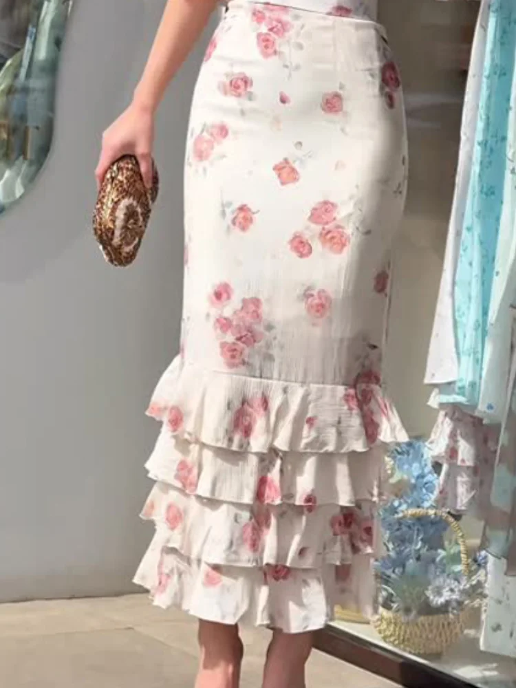 Floral Print Ruffle Trim Bodycon Women's Summer Dress Elegant Slim Fit Long Party Evening Gown 2026 sexy Vacation Skirt Outfits
Floral Print Ruffle Trim Bodycon Women's Summer Dress Elegant Slim Fit Long Party Evening Gown 2026 sexy Vacation Skirt Outfits