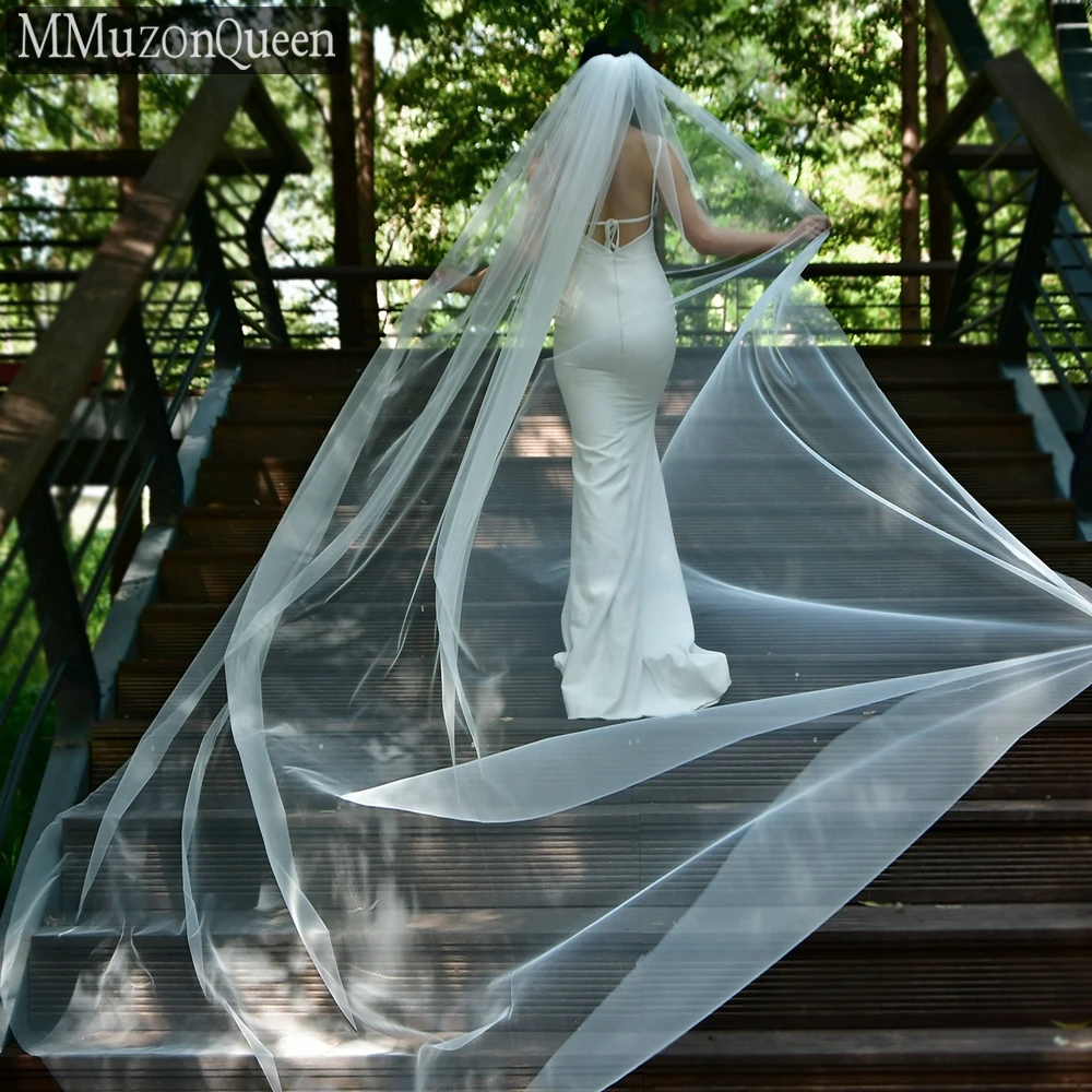 MMQ Classic White Single Plain Bridal Veil With Hair Comb Cathedral Wedding Accessories Long Wedding Dress vestidos de novia M92
MMQ Classic White Single Plain Bridal Veil With Hair Comb Cathedral Wedding Accessories Long Wedding Dress vestidos de novia M92