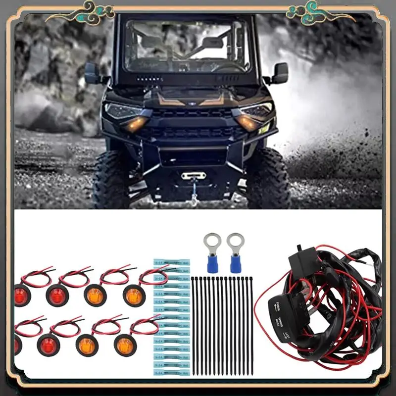 Motorcycle Universal Rocker Switch Turn Signal Kit Horn Flasher Relay Kit For SXS UTV ATV Dirt Bike Polaris Kawasaki
Motorcycle Universal Rocker Switch Turn Signal Kit Horn Flasher Relay Kit For SXS UTV ATV Dirt Bike Polaris Kawasaki