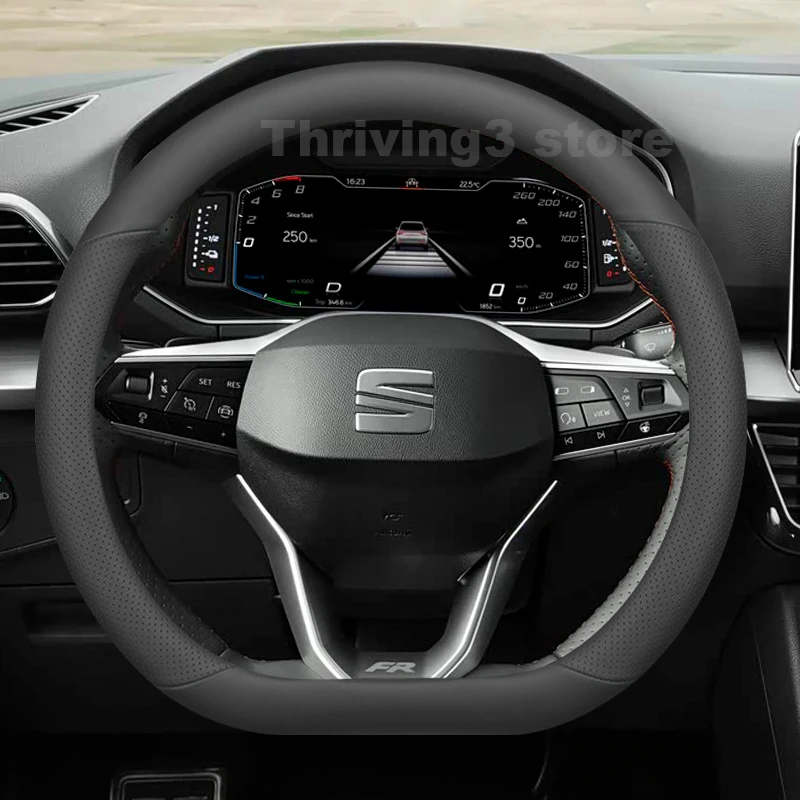 Leather Car Steering Wheel Cover For SEAT Tarraco FR eHybrid FR PHEV 2018-2025 Auto Steering Wheel SEAT Tarraco Accessories 2023
Leather Car Steering Wheel Cover For SEAT Tarraco FR eHybrid FR PHEV 2018-2025 Auto Steering Wheel SEAT Tarraco Accessories 2023