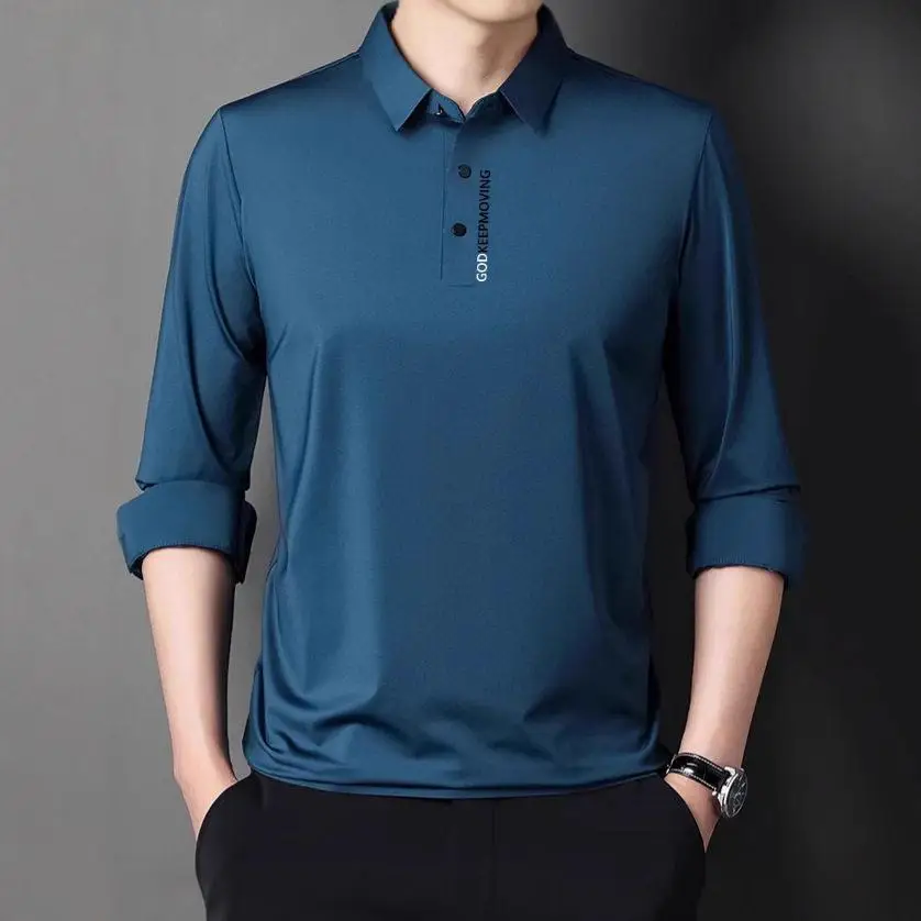 Spring New Style Seamless Long Sleeve Shirt Casual Printed Collarless Dad Casual Shirt Standard Fit Home Wear Thin Material
Spring New Style Seamless Long Sleeve Shirt Casual Printed Collarless Dad Casual Shirt Standard Fit Home Wear Thin Material