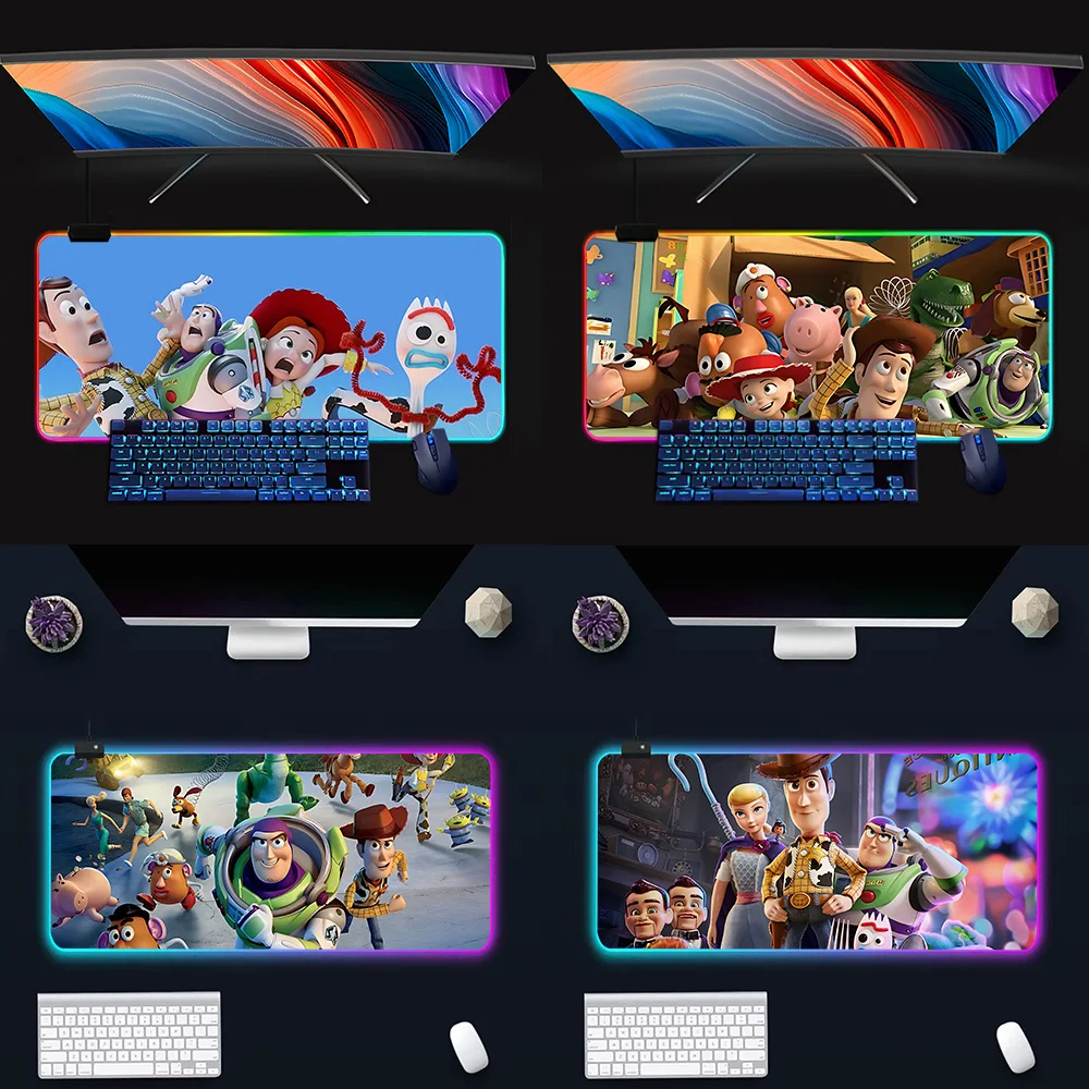 Toys Story Buzz Lightyear RGB Pc Gamer Keyboard Mouse Pad Mousepad LED Glowing Mouse Mats Rubber Gaming Computer Mausepad
Toys Story Buzz Lightyear RGB Pc Gamer Keyboard Mouse Pad Mousepad LED Glowing Mouse Mats Rubber Gaming Computer Mausepad