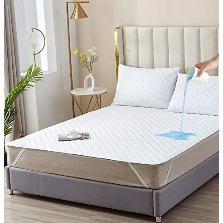 Elif Size Mattress Protector, Waterproof, Quilted Cover Pad with Elastic Band Straps for,SoftandComfortable, Breathable, Vinyl
Elif Size Mattress Protector, Waterproof, Quilted Cover Pad with Elastic Band Straps for,SoftandComfortable, Breathable, Vinyl