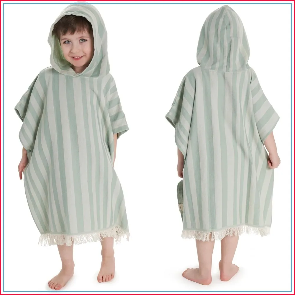 Stylish Hooded Beach Towel for Kids - Extra Soft, Fast Drying Poncho, Premium Cotton, Perfect for Pool or Bath
Stylish Hooded Beach Towel for Kids - Extra Soft, Fast Drying Poncho, Premium Cotton, Perfect for Pool or Bath