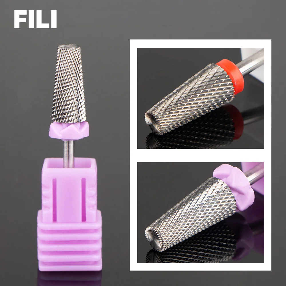 FILI 5 in 1 Tungsten Steel Cross Teeth Nail Drill Bits Milling Cutter For Manicure Remove Gel Nails Drill Bit Accessories
FILI 5 in 1 Tungsten Steel Cross Teeth Nail Drill Bits Milling Cutter For Manicure Remove Gel Nails Drill Bit Accessories
