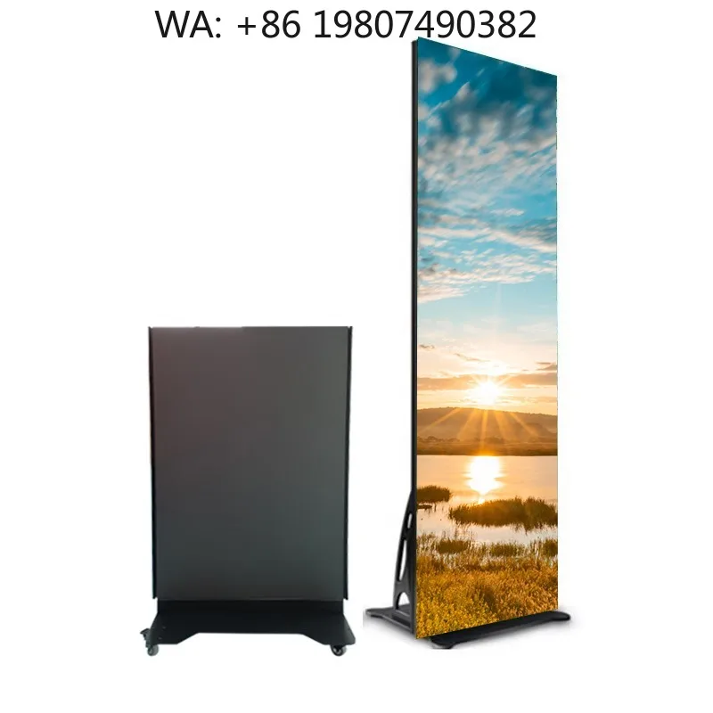 P1.25 New Foldable LED Poster Screen Customizable Full Color WiFi Ultra HD Digital Signage SDK Supported for Indoor Retail Self
P1.25 New Foldable LED Poster Screen Customizable Full Color WiFi Ultra HD Digital Signage SDK Supported for Indoor Retail Self