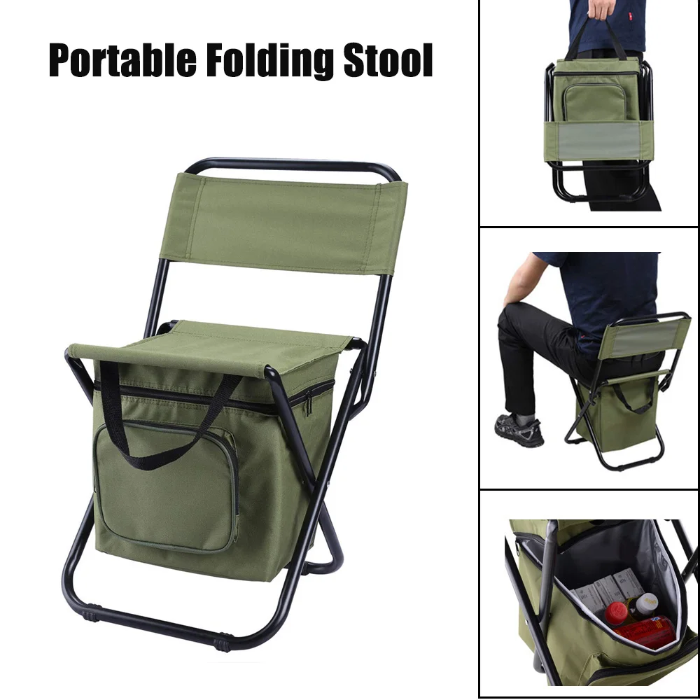 Portable Folding Chair With Insulation Bag 10L Outdoor Camping Fishing Stool Art Sketching Chair With Backrest Folding Mazza
Portable Folding Chair With Insulation Bag 10L Outdoor Camping Fishing Stool Art Sketching Chair With Backrest Folding Mazza