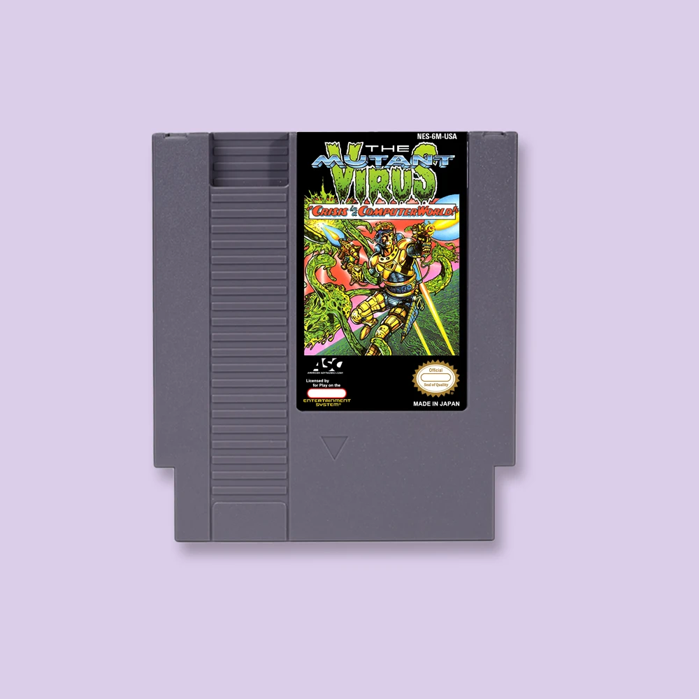 Mutant Virus, The Game Cartridge Action Game For NES 8Bit 72PIN Consoles Game Card
Mutant Virus, The Game Cartridge Action Game For NES 8Bit 72PIN Consoles Game Card