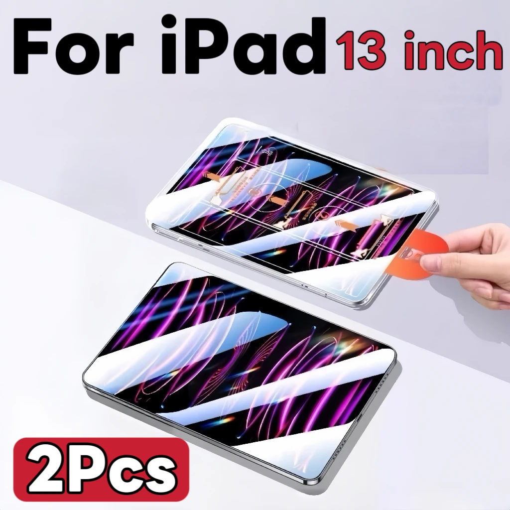 Комплект из 2 защитных пленки из закаленного стекла высокой четкости, совместимых с iPad серии 13 дюймов
Комплект из 2 защитных пленки из закаленного стекла высокой четкости, совместимых с iPad серии 13 дюймов