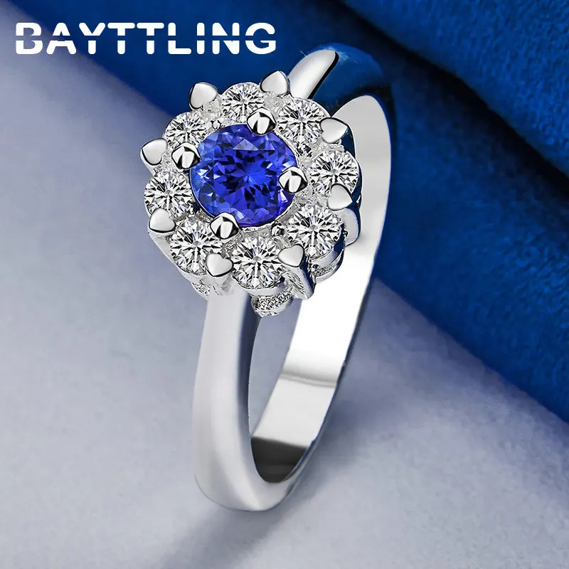 925 Sterling Silver 7/8/9/10# Fine Luxury Snowflake Zircon Ring For Fashion Charm Woman Party Wedding Couple Gift Jewelry
925 Sterling Silver 7/8/9/10# Fine Luxury Snowflake Zircon Ring For Fashion Charm Woman Party Wedding Couple Gift Jewelry