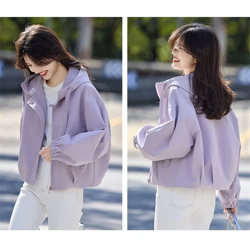 Short Women's Commuter Hooded Coat 2026 New Spring Autumn Female Joker Jacket Little Man Loose Ladies Casual Blouse Overwear
Short Women's Commuter Hooded Coat 2026 New Spring Autumn Female Joker Jacket Little Man Loose Ladies Casual Blouse Overwear