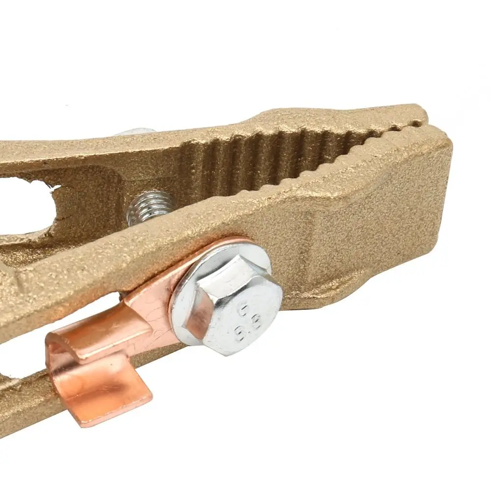 260A Earth Cable Clamp A Shape Brass Electric Argon Arc Welding Pliers Safety Antioxidation Screw Earth Clip Welding Work
260A Earth Cable Clamp A Shape Brass Electric Argon Arc Welding Pliers Safety Antioxidation Screw Earth Clip Welding Work