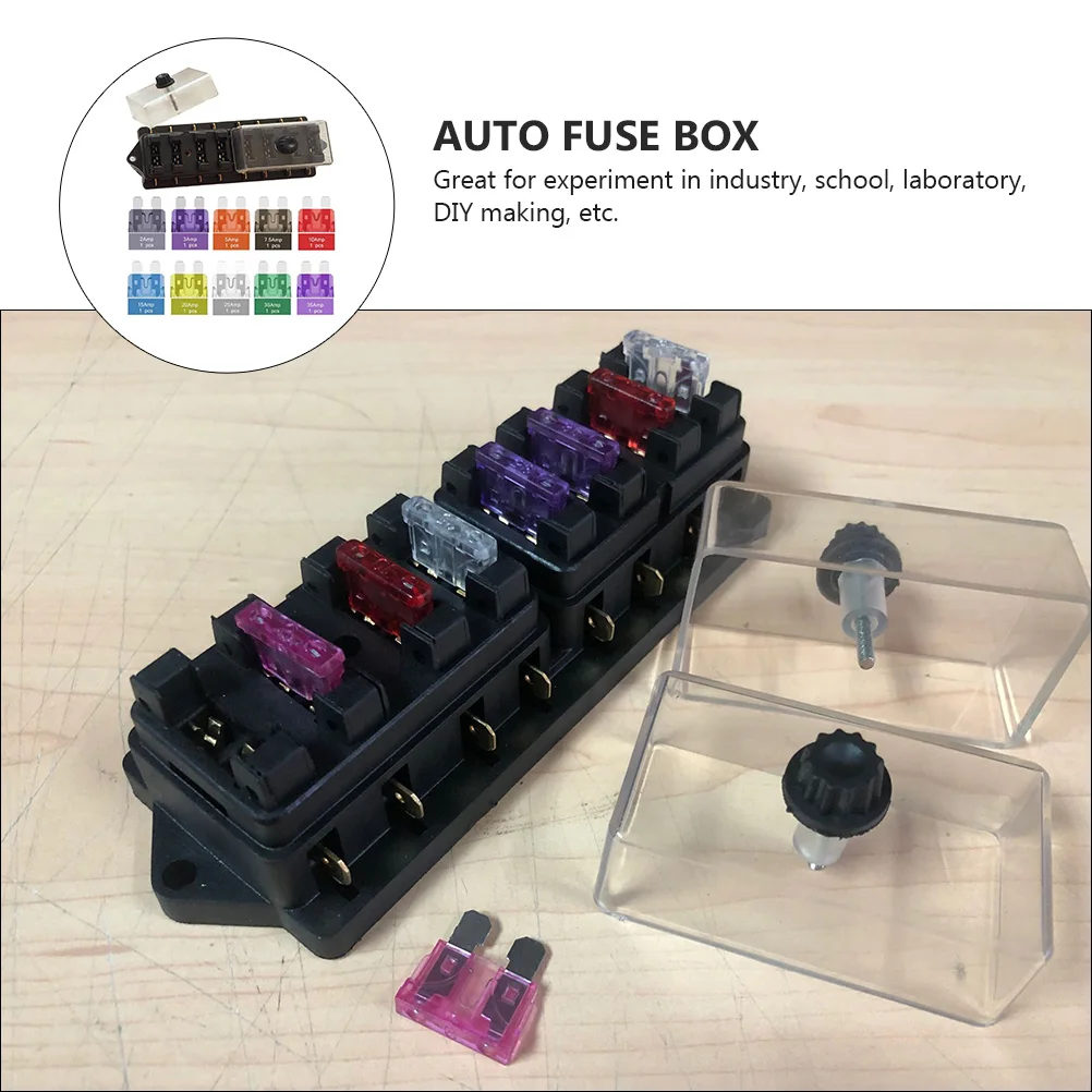 1 Set Reliable 8 Circuit Fuse Box With Dustproof Cover Perfect For Automotive Wiring
1 Set Reliable 8 Circuit Fuse Box With Dustproof Cover Perfect For Automotive Wiring