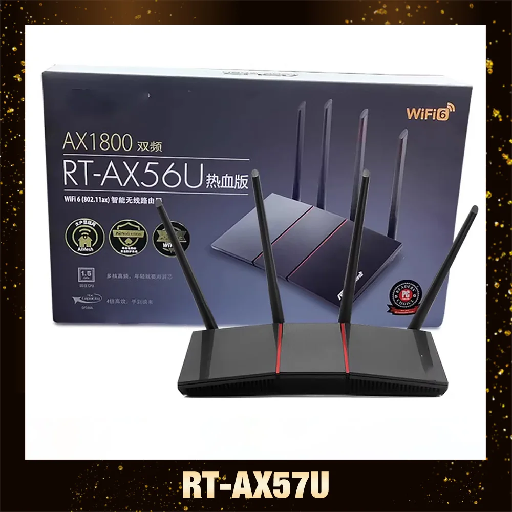 For A-S-U-S RT-AX57U Dual band Wireless WiFi 6 Gaming and Esports Gigabit Router Home High speed Network
For A-S-U-S RT-AX57U Dual band Wireless WiFi 6 Gaming and Esports Gigabit Router Home High speed Network