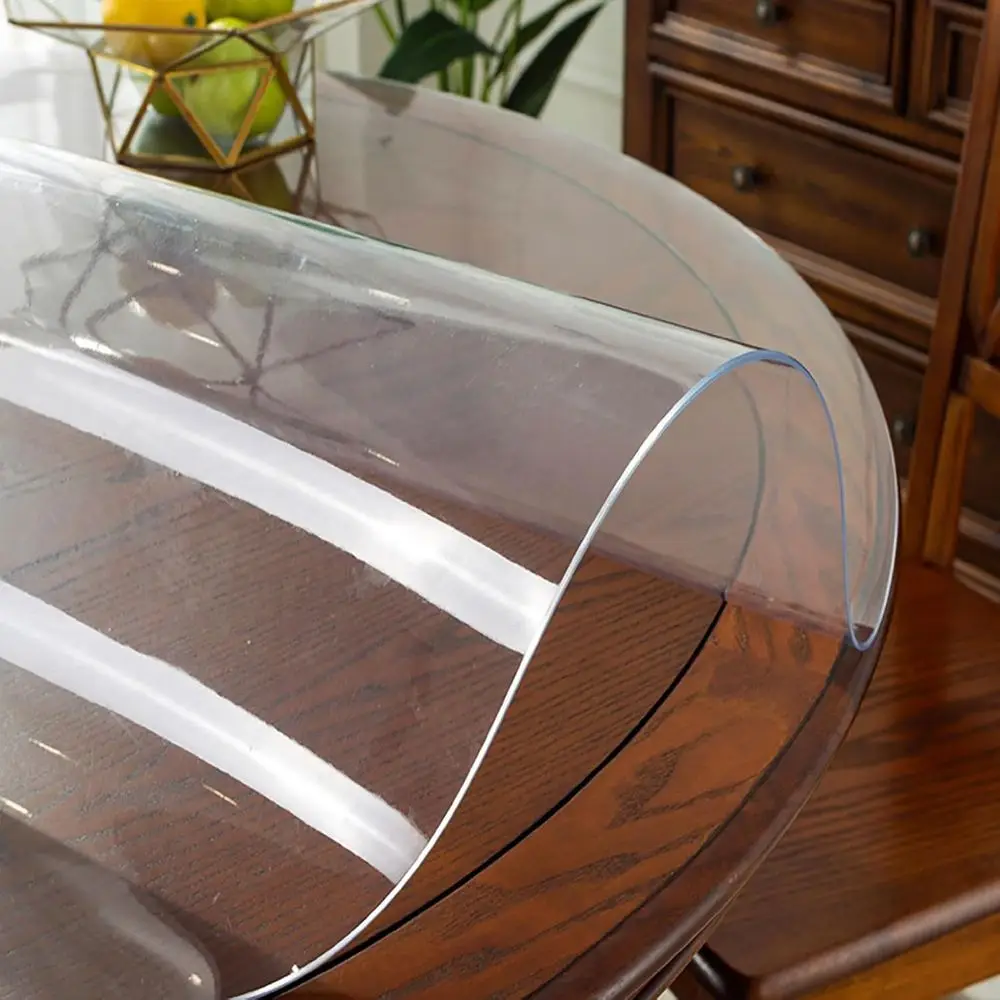 Cover Protector Clear Table Protector 2mm Plastic Waterproof PVC Tablecloth, Transparent Round Table Pad or Coffee Tables 15'' 2
Cover Protector Clear Table Protector 2mm Plastic Waterproof PVC Tablecloth, Transparent Round Table Pad or Coffee Tables 15'' 2
