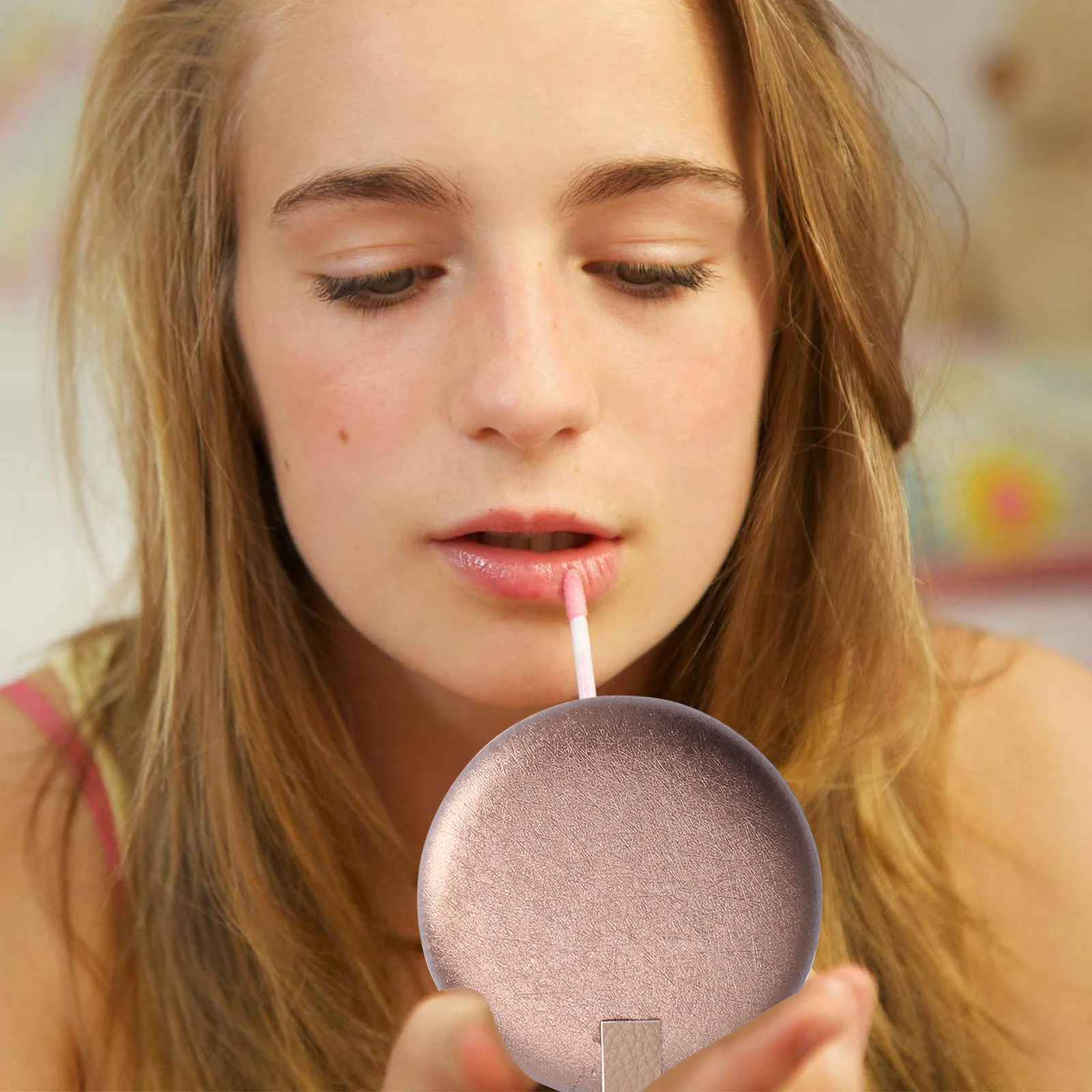 Pocket Mirror Small Folding Travel Hello Golden Hand Held Mirrors with Handle Make up
Pocket Mirror Small Folding Travel Hello Golden Hand Held Mirrors with Handle Make up