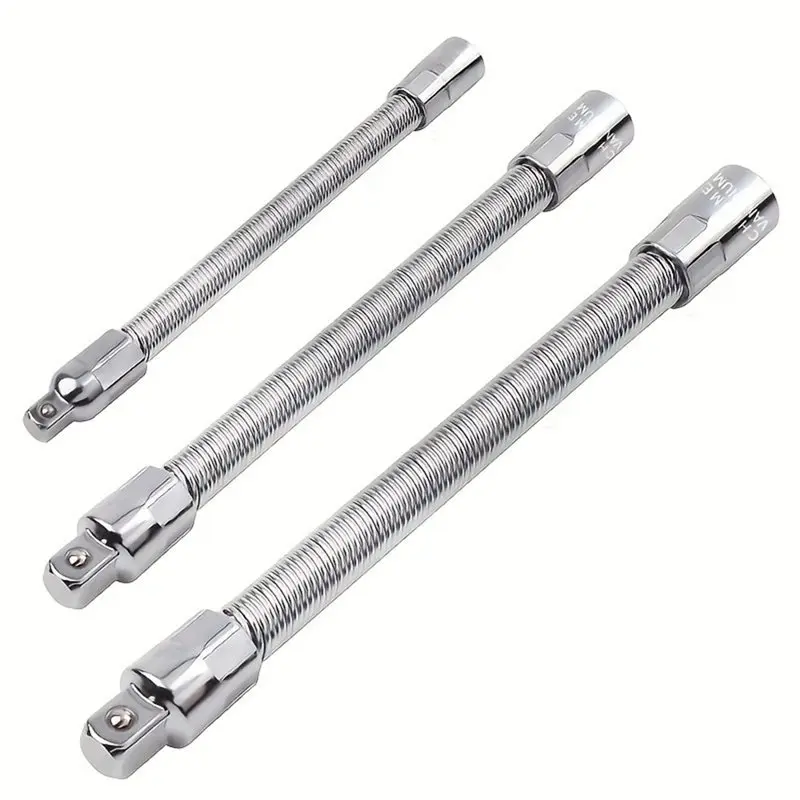 MCGS-Flexible Extension Bar Set(3 Pcs), 1/4", 3/8" 1/2" Drives For Drill Bits, For Automobile Repair And Tool
MCGS-Flexible Extension Bar Set(3 Pcs), 1/4", 3/8" 1/2" Drives For Drill Bits, For Automobile Repair And Tool