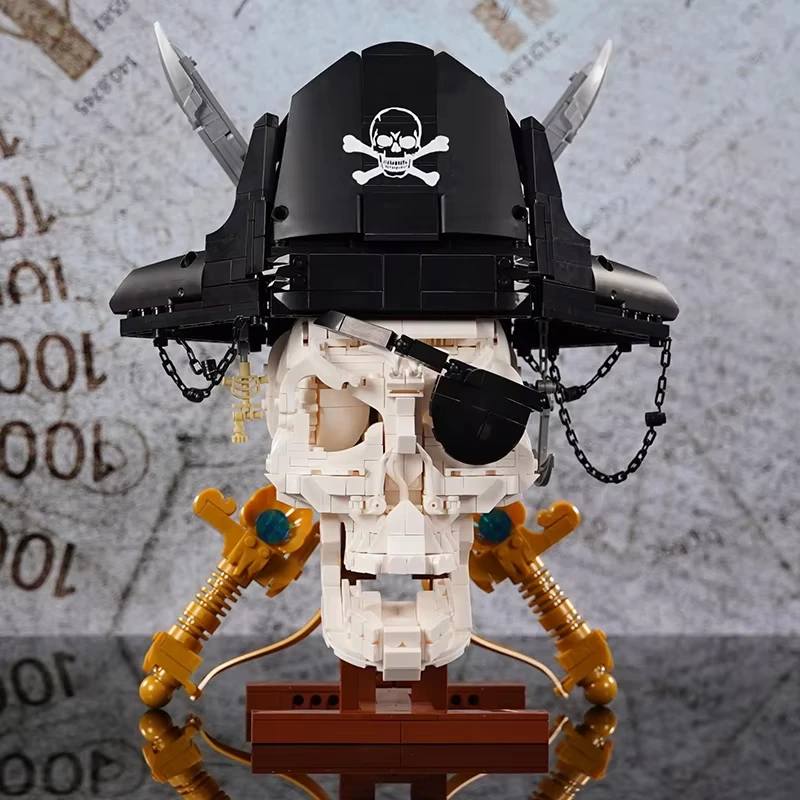 MOC Skeleton Pirate Building Blocks, Double Bladed Sword Warrior Bone Model Kit, Creative Collection Gift for Adult Fans&Kids
MOC Skeleton Pirate Building Blocks, Double Bladed Sword Warrior Bone Model Kit, Creative Collection Gift for Adult Fans&Kids