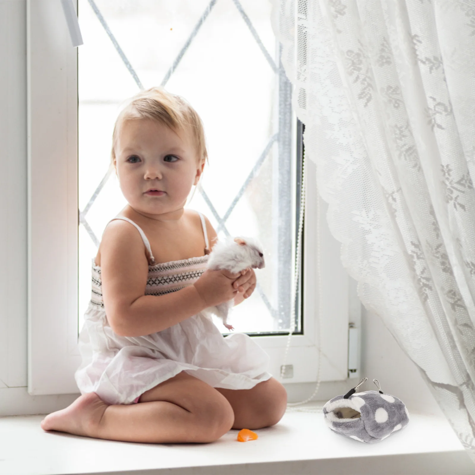 Insulated Pet Bed House for Parrots Small Animals Soft Warm Nest with Hanging Hooks S Grey Hamster Hammock Parrots Hammock
Insulated Pet Bed House for Parrots Small Animals Soft Warm Nest with Hanging Hooks S Grey Hamster Hammock Parrots Hammock