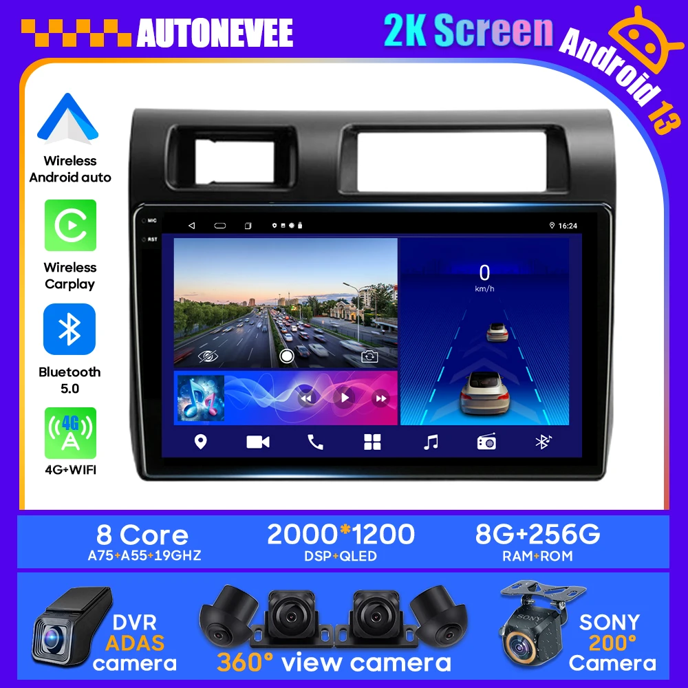 Android Car For Toyota Land Cruiser LC 70 Series 2007 - 2020 Car Radio Stereo Unit Multimedia Player GPS BT Carplay Android Auto
Android Car For Toyota Land Cruiser LC 70 Series 2007 - 2020 Car Radio Stereo Unit Multimedia Player GPS BT Carplay Android Auto