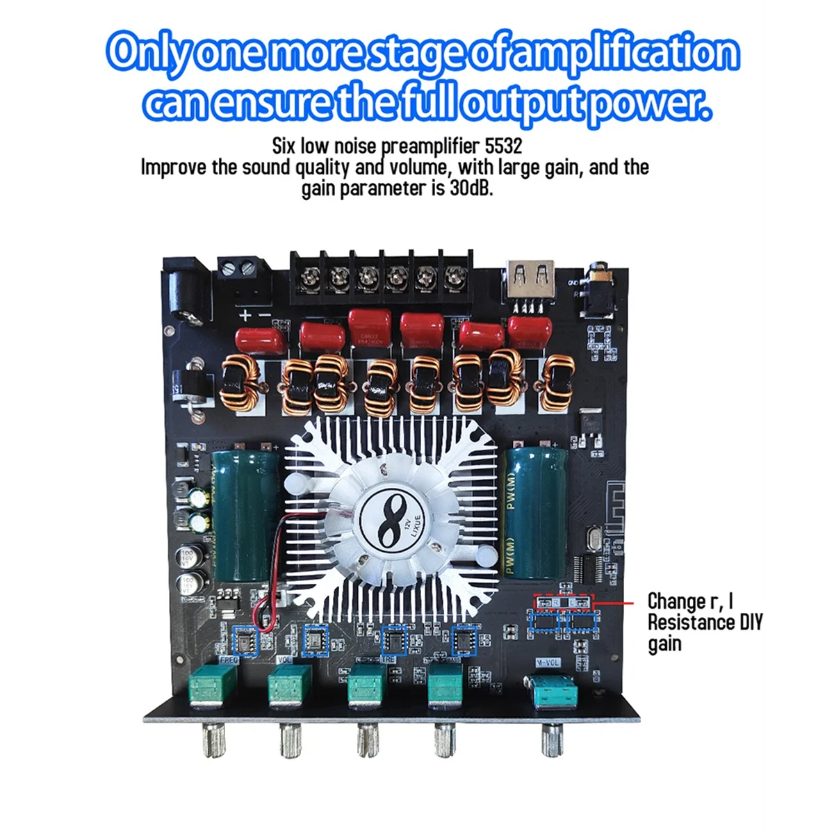 Good sales TPA3255 Bluetooth Digital Amplifier Board ZK-AS21 2.1 Channel Portable Practical Multifunctional Amplifier Board
Good sales TPA3255 Bluetooth Digital Amplifier Board ZK-AS21 2.1 Channel Portable Practical Multifunctional Amplifier Board
