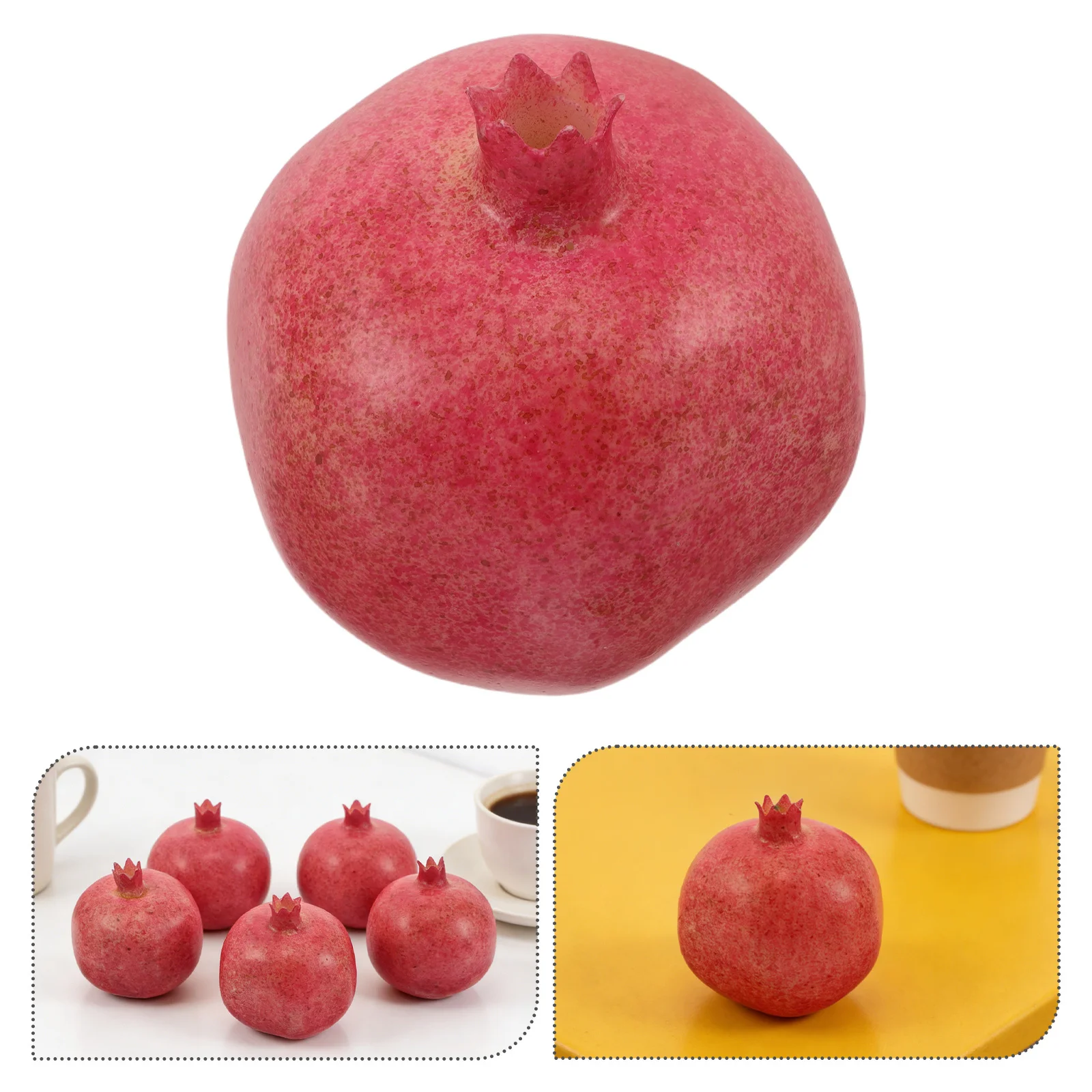 4Pcs Artificial Pomegranate Realistic Foam Fruit Faux Pomegranates Kitchen Table Centerpiece Decoration Photography Props
4Pcs Artificial Pomegranate Realistic Foam Fruit Faux Pomegranates Kitchen Table Centerpiece Decoration Photography Props