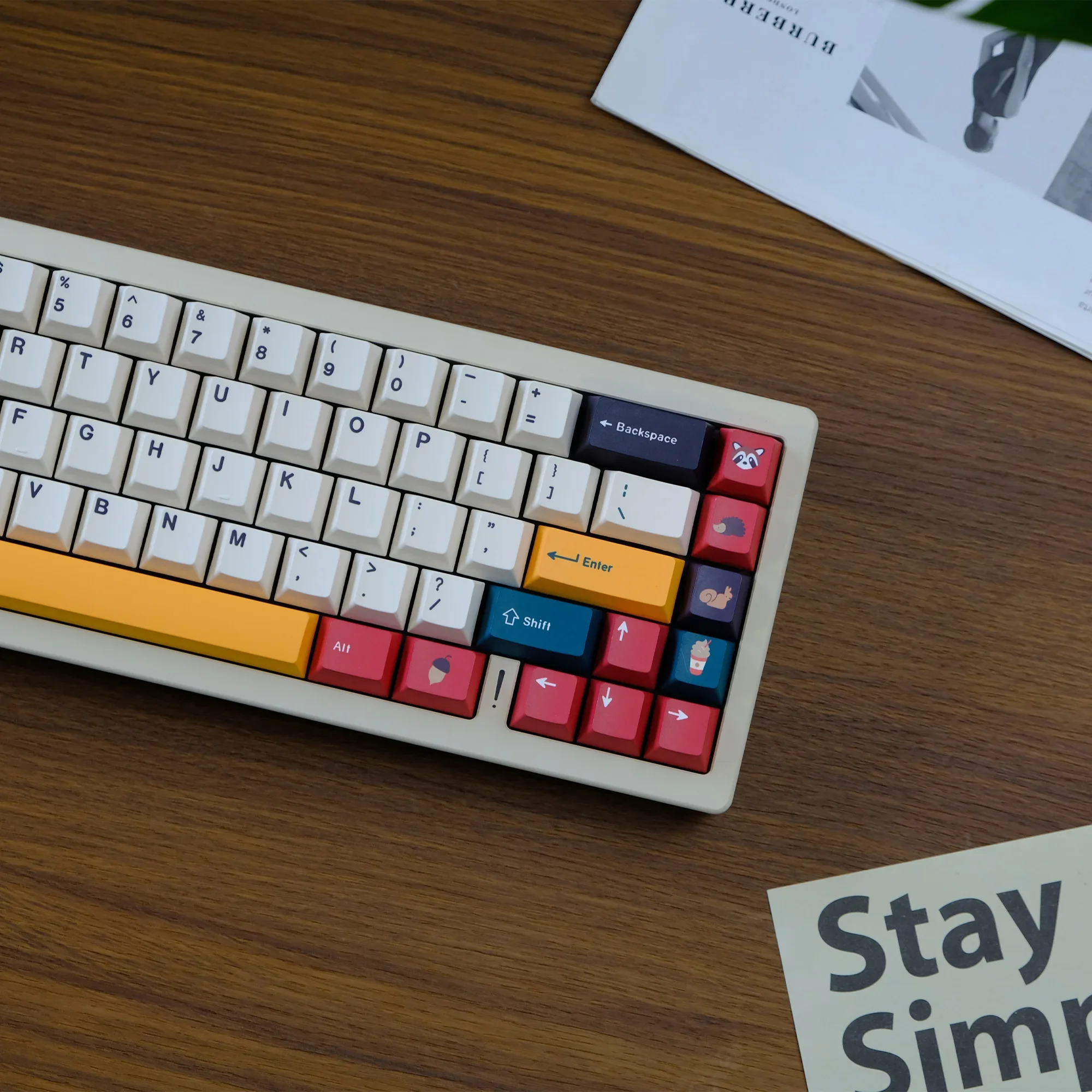 150 Keys Autumn Leaves Keycaps Cherry Profile PBT Dye Sub Anime Keys Caps for DIY Game MX Switches GMK Mechanical Keyboard Caps
150 Keys Autumn Leaves Keycaps Cherry Profile PBT Dye Sub Anime Keys Caps for DIY Game MX Switches GMK Mechanical Keyboard Caps