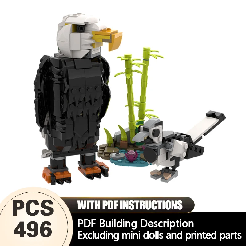 Creators Animal Series Model MOC Building Bricks Bald Eagle Modular Technology Gifts Holiday Assemble Children Toys Suit
Creators Animal Series Model MOC Building Bricks Bald Eagle Modular Technology Gifts Holiday Assemble Children Toys Suit