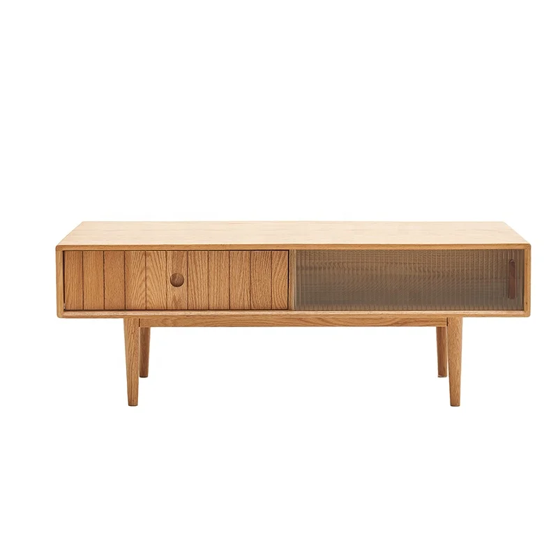 Hot Sale Modern Design Solid Wood Oak Coffee Table Coffee Table with Sintered Stone Roof
Hot Sale Modern Design Solid Wood Oak Coffee Table Coffee Table with Sintered Stone Roof