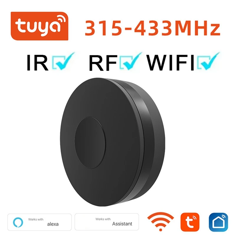 A39Q-Tuya Smart RF ИК-пульт дистанционного управления Wi-Fi умный дом инфракрасный контроллер для кондиционера ТВ беспроводной пульт дистанционного управления
A39Q-Tuya Smart RF ИК-пульт дистанционного управления Wi-Fi умный дом инфракрасный контроллер для кондиционера ТВ беспроводной пульт дистанционного управления