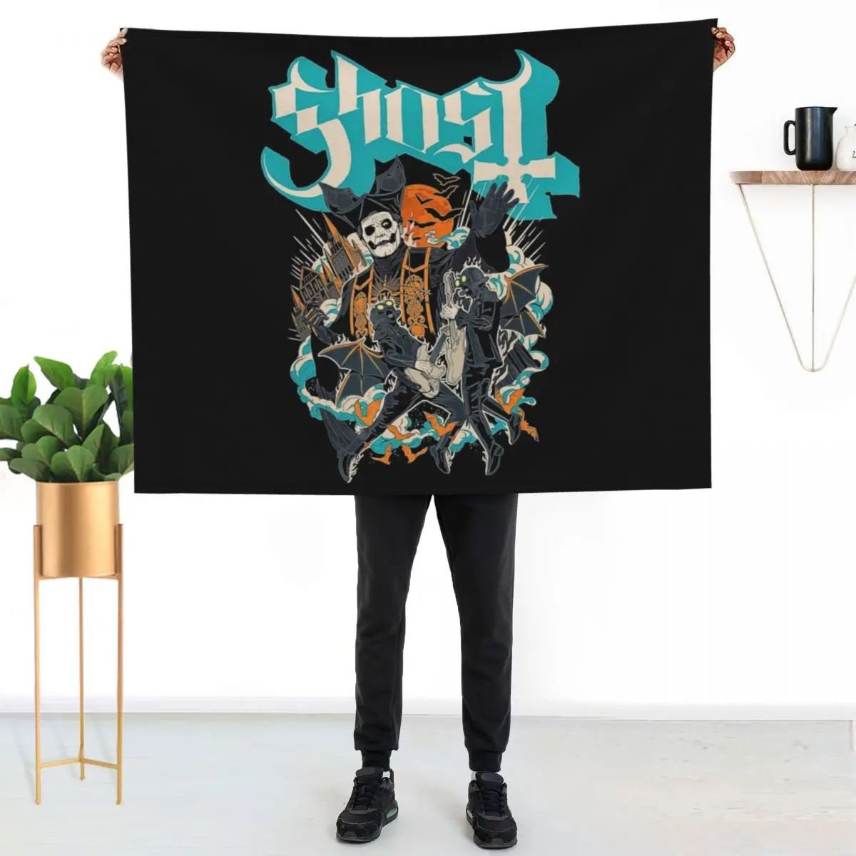 Ghost - Impera Logo Throw Blanket All Season Lightweight Soft Blanket for Bed
Ghost - Impera Logo Throw Blanket All Season Lightweight Soft Blanket for Bed